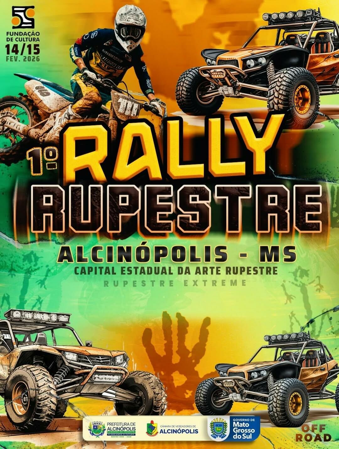 Imagem de compartilhamento para o artigo Alcinópolis anuncia 1º Rally Rupestre para fevereiro de 2026 da MS Todo dia